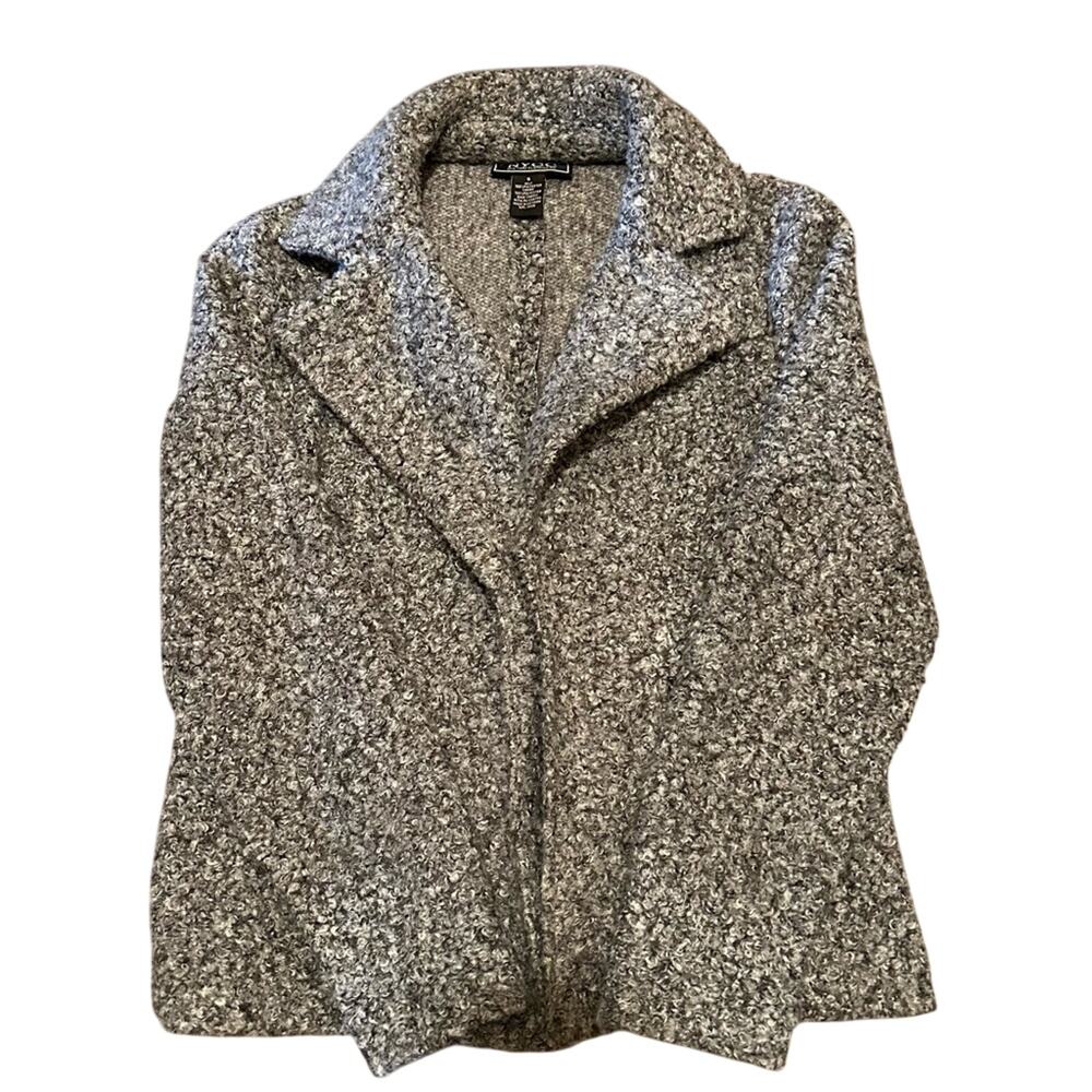 NYCC Women's Gray Boucle Jacket, Size Small, Polyester - Picture 5 of 13